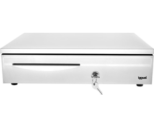 iggual Cajón portamonedas IRON-30W 42cm 5+5 blanco