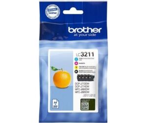 Cartucho de Tinta Original Brother LC-3211VAL Multipack/ Cian/ Magenta/ Amarillo/ Negro