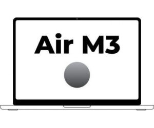 Apple Macbook Air 15,3"/ M3 8-Core CPU/ 16Gb/ 256Gb SSD/  10-Core GPU/ Gris Espacial