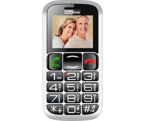 Telefono movil maxcom mm462 black silver -  1.8 pulgadas -  4gb ram -  0.3 pulgadas -  vga -  2g