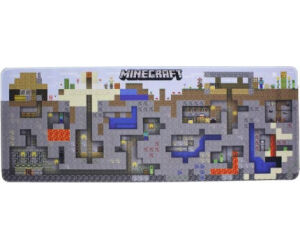 Alfombra De Escritorio Minecraft World 30 X 80 Cm Paladone Redstring Pp8805mcfv2