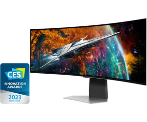 Smart Monitor Ultraparonamico Curvo Gaming Samsung Odyssey OLED G9 S49CG950SU 49"/ Dual QHD/ Multimedia/ 0.03ms/ 240Hz/ OLED/ Regulable en altura Gris