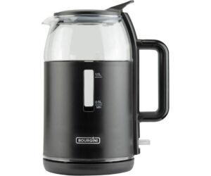 Hervidor bourgini 2000w 1.5l cristal y plastico