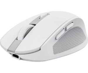 Ratón Inalámbrico por Bluetooth Trust Ozaa Compact Wireless/ Batería recargable/ Hasta 3200 DPI/ Blanco