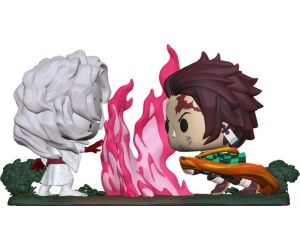 Funko pop moment animacion demon slayer kimetsu no yaiba tanjiro vs rui