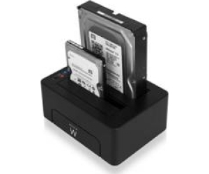 Estacion de acoplamiento ewent para unidad de disco duro y de estado solido sata 2.5 pulgadas y 3.5 pulgadas -  usb 3.0