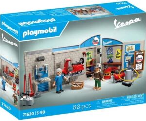 Playmobil taller vespa estilo retro años 60