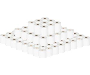 Pack 100 rollos papel térmico sin BPA 57X57mm