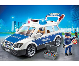 Playmobil policia coche de policia con luces y sonido