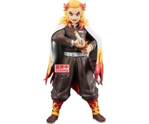 Figura banpresto demon slayer kimetsu no yaiba grandista kyojuro rengoku 24cm