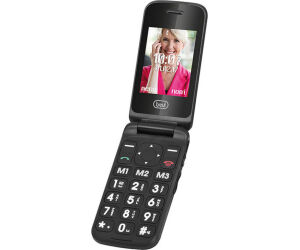 Telefono Trevi Flex Plus 55 Flip Senior Phone Dual Screen Black