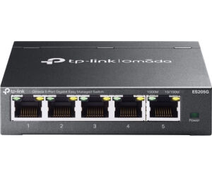 Tp-link Omada 5-port Gigabit Easy Managed Switchport: 5× Gigabit Rj45 Portsspec: Desktop Steel Casefeature: Integration With Omada Sdn Controller, Flow Control, Loopback Detection, Port Isolation, Port Mirroring, Lag, Vlan, Igmp Snooping,