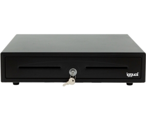 iggual Cajón Portamonedas IRON-50 42cm 5+8 negro