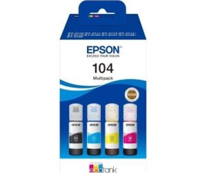 Epson Botellas Multipack Ecotank 104 4 Colores