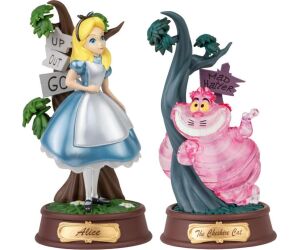 Set de 2 figuras mini dstage disney alicia en el pais de las maravillas color especial