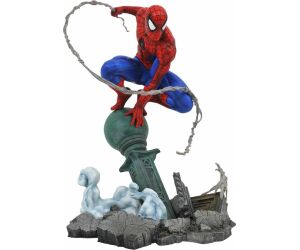 Figura diamond select toys marvel gallery spider - man diorama