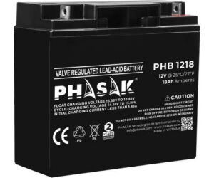 Bateria phasak phb 1218 compatible para sais 18ah 12v acido - plomo