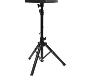 Mesa - soporte para video proyector - ordenador portatil phoenix tipo tripode - adjustable en altura - plegable - portatil peso ligero - altura maxima 1.5 metros acero negro