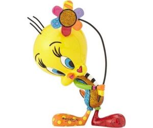 Figura decorativa enesco looney tunes piolín con flor
