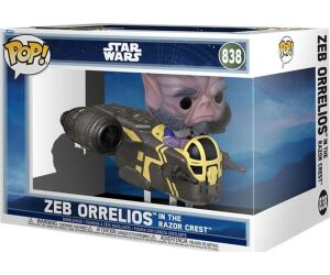 Funko pop star wars rides deluxe zeb orrelios en la razor crest