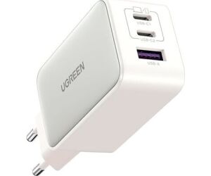 Cargador Ugreen Triple 65w Usb-a + Usb-c Mint