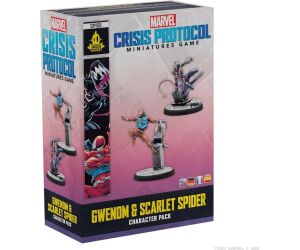 Juego de mesa marvel crisis protocol gwenom & scarlet spider edad recomendada 14 años