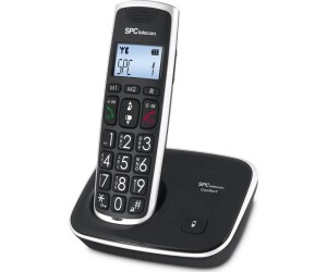SPC 7608N Telefono DECT CONFORT KAISER Negro