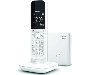 Gigaset CL390 Teléfono DECT/analógico Blanco Identificador de llamadas