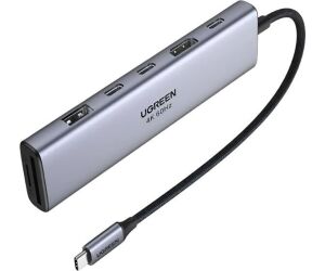 Hub Ugreen 7en1 Usb-c A Hdmi+2xusb-c+usb-a+sd/tf