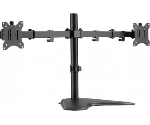 Soporte equip pantalla sobremesa 13 pulgadas - 32 pulgadas doble brazo soporta 2 monitores vesa standard hasta 8kg
