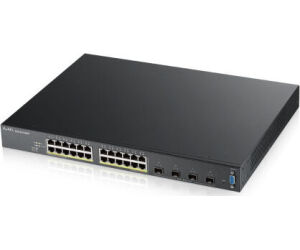 Zyxel XGS2210-28HP Gestionado L2 Gigabit Ethernet (10/100/1000) Energía sobre Ethernet (PoE) 1U Negro