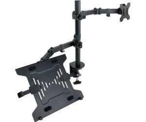 Soporte de Mesa Orientable/ Inclinable Tooq DB1200TN-B para TV y Portátil de 13-32"