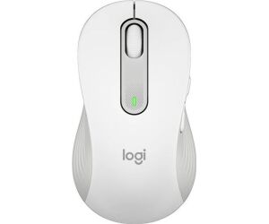 Mouse raton logitech m650 para zurdos optico wireless inalambrico blanco crudo