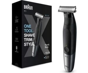 Afeitadora Braun Wet and Dry Serie X XT5100/ con Batería/ 6 Accesorios