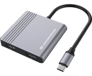 Hub usb tipo c conceptronic donn13g 2 x hdmi - 1 x usb 3.0 - 1 x usb tipo c