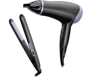 Set Secador Plancha Del Pelo Remington Style Essentials Ionico Y Ceramico