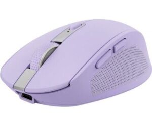 Raton Optico Wireless Multidispositivo Ozaa Morado Trust