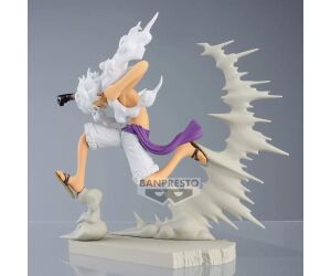 Figura banpresto one piece senkozekkei monkey d luffy gear 5 7cm