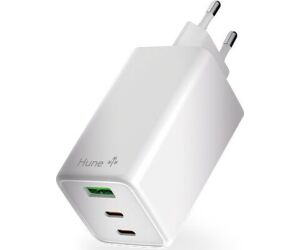 Cargador Hune Eco Triple 100w Blanco Nieve