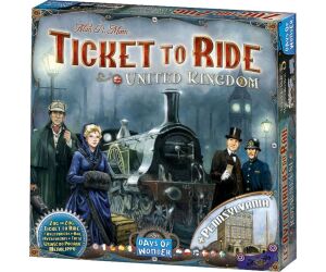 Juego de mesa ¡aventureros al tren! reino unido pegi 8