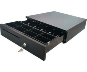Cajón Portamonedas 10POS CP-405N/ Manual y Automático/ Negro
