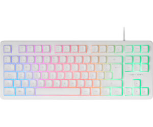 Mars Gaming Teclado MK023 TKL FRGB Blanco