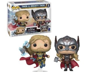 Pack 2 funkos funko pop marvel thor love & thunder thor & migthy thor 63176