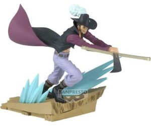 Figura banpresto one piece senkozekkei dracule mihawk 12cm