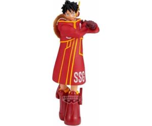 Figura banpresto one piece the shukko monkey d. luffy ver. egghead 14cm
