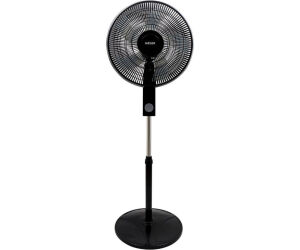 Ventilador De Pie Smooth Wind Negro Haeger