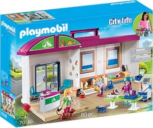 Playmobil clínica veterinaria maletín