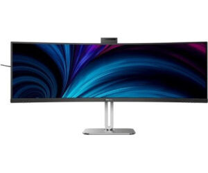 Monitor Profesional Ultraparonámico Curvo Philips 49B2U6900CH 48.8"/ Dual QHD/ Multimedia/ Regulable en altura/ Webcam/ Negro