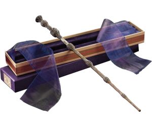 Replica the noble collection harry potter varita de albus dumbledore en caja de olivander