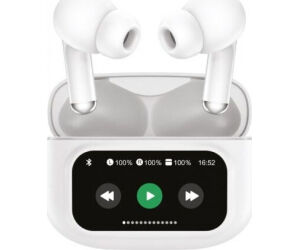 Auriculares Bluetooth Muvit For Change True Wireless Estéreo con estuche de carga/ Autonomía 6h/ Blancos